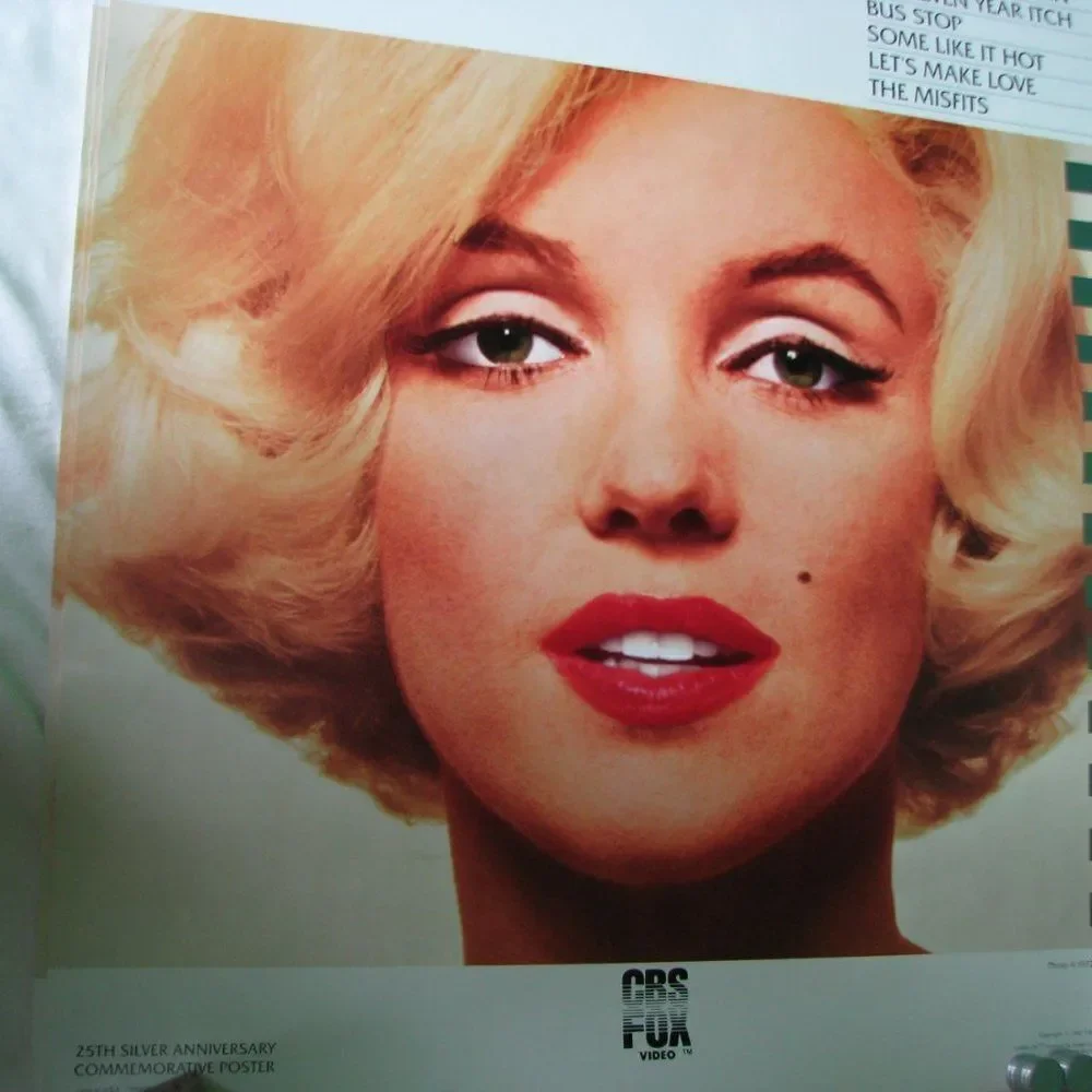 Vintage Marilyn Monroe Promo Poster 1983